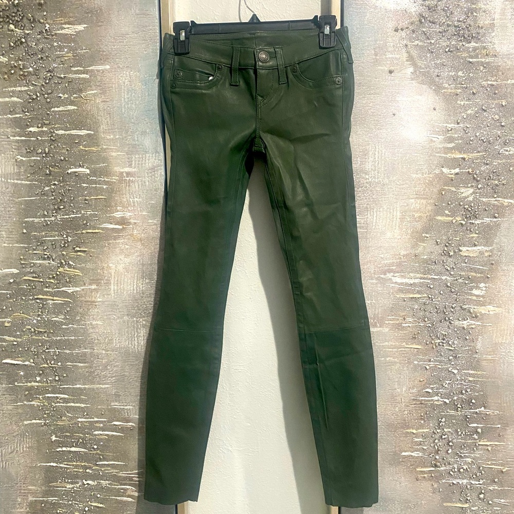 True Religion Genuine Leather Pants